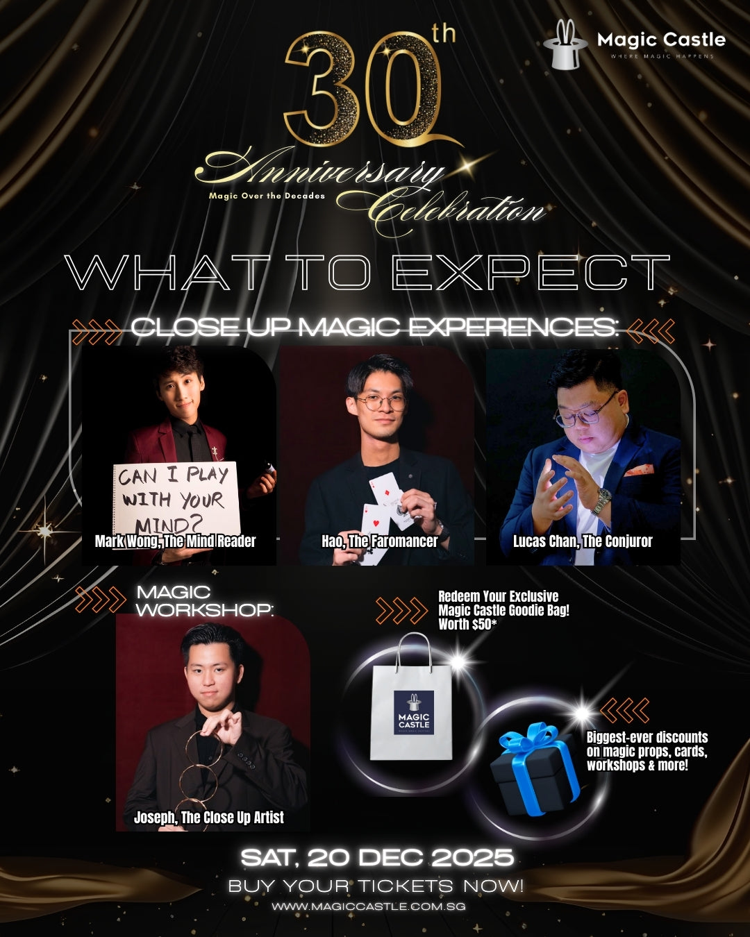 Magic Over Decades – Magic Castle’s 30th Anniversary!