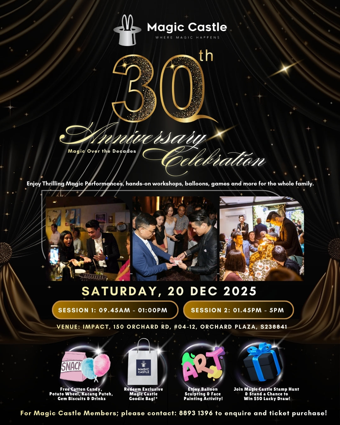 Magic Over Decades – Magic Castle’s 30th Anniversary!