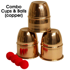 Combo Cups & Balls (Copper) by Premium magic - Trick