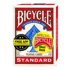 Bicycle Short Deck (Red) by US Playing Card Co. - Trick
