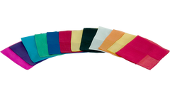 Silks 12 inch 12 Pack (Assorted) Magic by Gosh - Trick