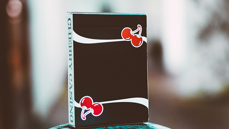 Cherry Casino Playing Cards Black 9点 Cherry Casino (Black Hawk) Playing Cards by Pure Imagination