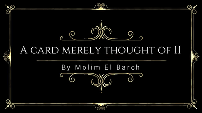 A Card Merely Thought Of II by Molim EL Barch - Video Download