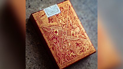 Blood Red Edition V3 Playing Cards by Joker and the Thief
