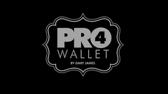 Pro 4 Wallet (Gimmicks and Online Instructions) by Gary James - Trick