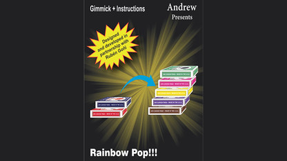 RAINBOW POP (Gimmicks and Online Instructions) by Andrew Magic - Trick