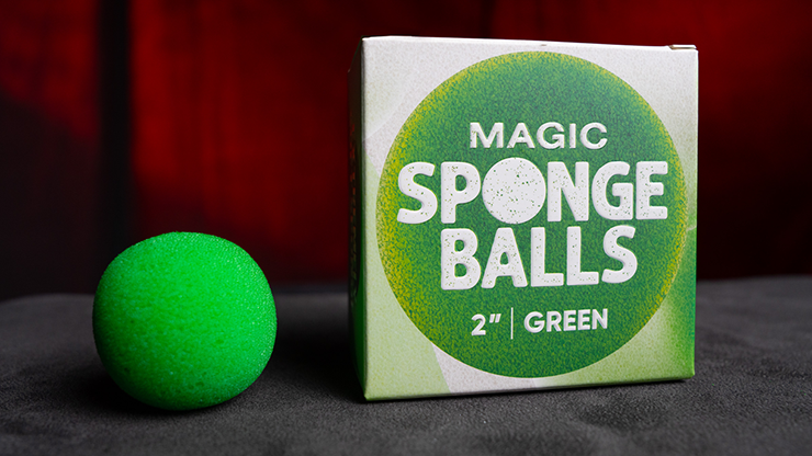 Magic Sponge Balls 4PK GREEN 2" by Murphy's Magic