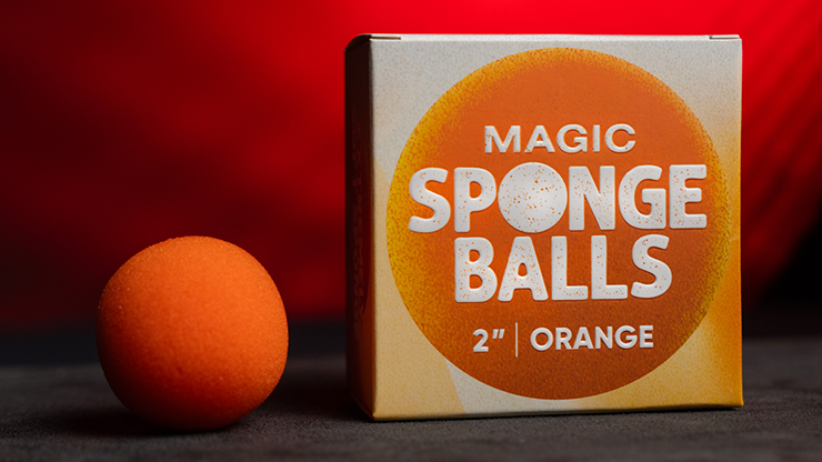 Magic Sponge Balls 4PK ORANGE 2" by Murphy's Magic