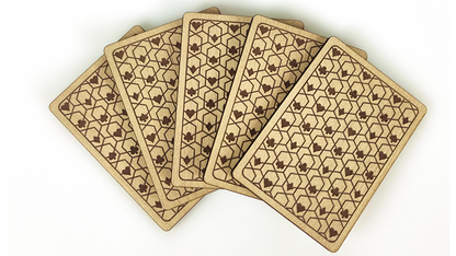 Wooden ESP Cards by Joker Magic