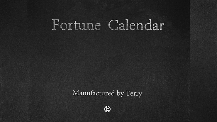 Fortune Calendar (Standard) by TCC and Terry Chou