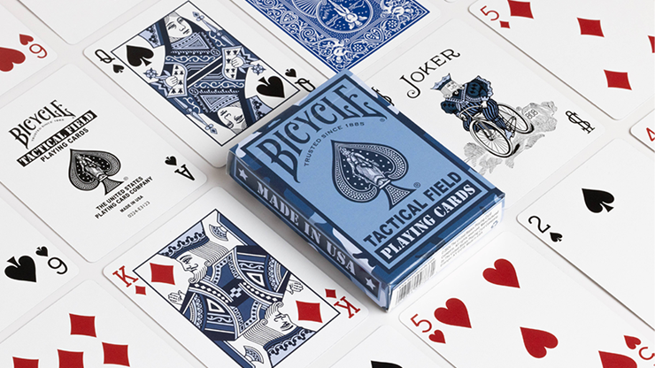 Bicycle Tactical Field (Navy) Playing Cards by US Playing Card Co