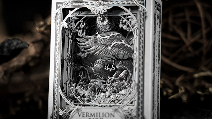 Vermilion Bird Black Gold Box Set by Ark Playing Cards