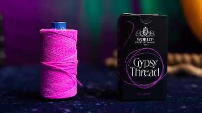 WGM UV GLOW GYPSY THREAD PINK REFILL SPOOL by Murphy's Magic - Trick