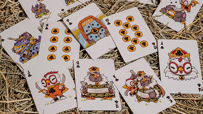 BICYCLE CHKNS & CROWNS PLAYING CARDS