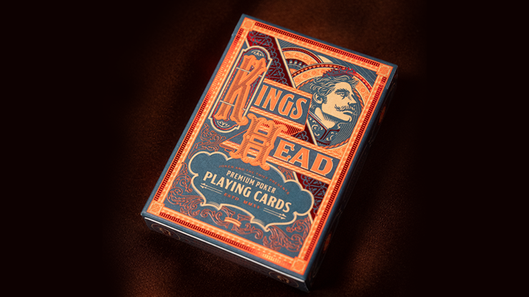 King's Head (Blue & Red) Playing Cards by Joker and the Thief