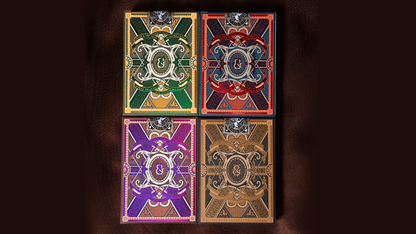 King's Head (Black and Gold Foil) Playing Cards by Joker and the Thief