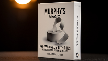 Professional Mouth Coils 60ft white (12pk) by Murphy's Magic