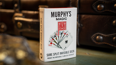 SURE SPLIT Invisible Deck Bicycle (Red) by Murphy's Magic