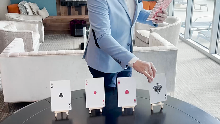 Jumbo McDonald Aces by Twister Magic (Red)