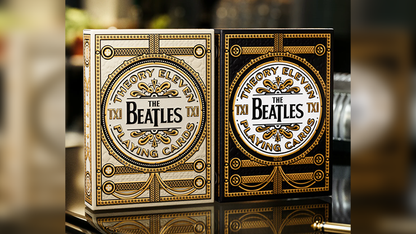 The Beatles Special Edition (White) Playing Cards by theory11
