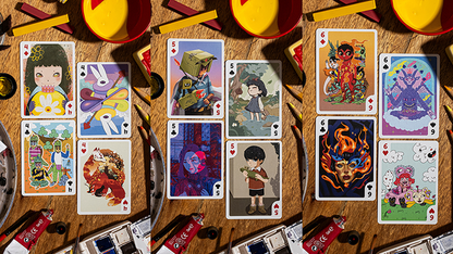 Bicycle Sari Sari (Code Red Edition) Playing Cards
