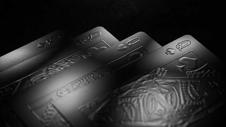 Aqua Black Invisible Playing Cards by MPC