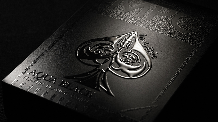 Aqua Black Invisible Playing Cards by MPC