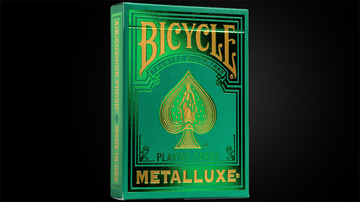 Bicycle Metalluxe Green Playing Cards by US Playing Card Co.