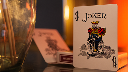 Bicycle Metallic Ruby Playing Cards