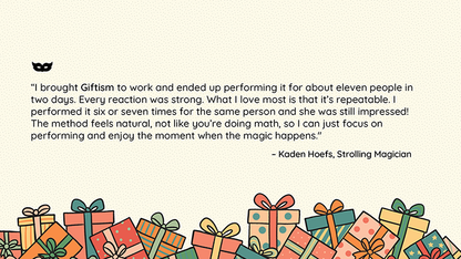 GIFTISM by Deuce Gala Magic