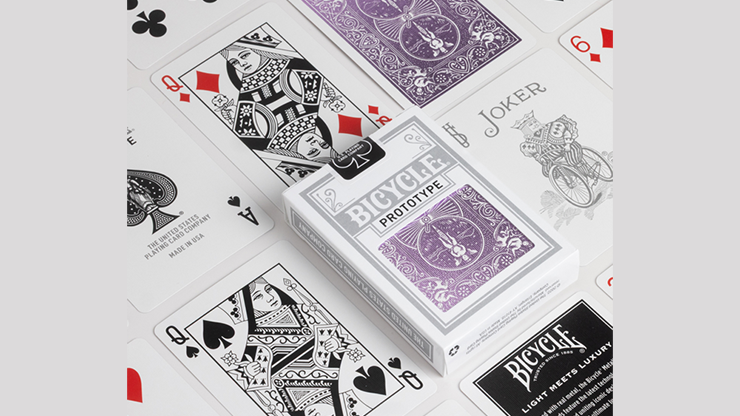 Bicycle Prototype (Purple MetalLuxe) Playing Cards by USPCC