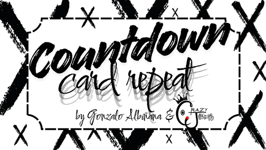 Countdown Repeat by Gonzalo Albiñana & CrazyJokers (Parlor/Stage Size)
