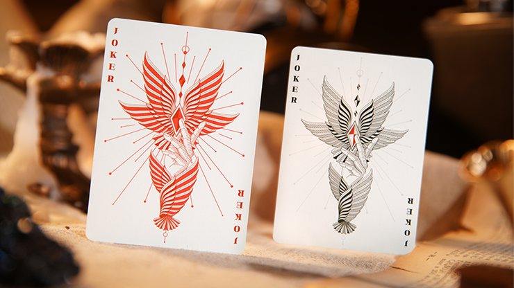Mr. Black V2 (Red) Playing Cards