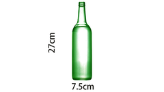Self Exploding Green Beer Bottle (Large) by Wance
