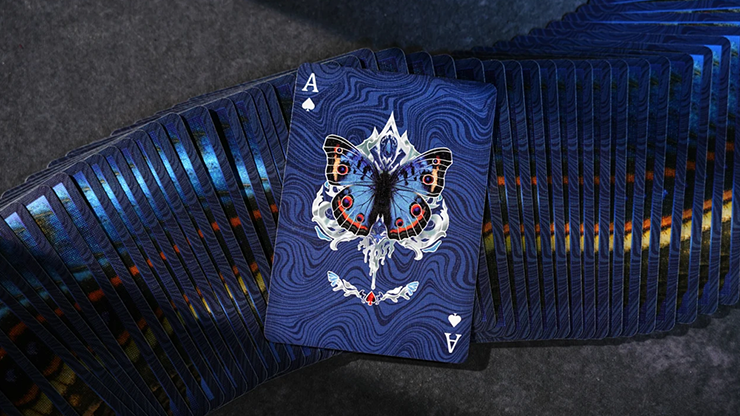Morpho V2 (Sapphire / Blue) Playing Cards by TCC Fashion