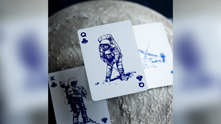 NASA HOLOGRAPHIC FOIL "MEATBALL" LOGO PLAYING CARDS