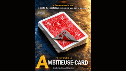 IMPOSSIBLE AMBITIEUSE CARD (RED) by Mickael Chatelain