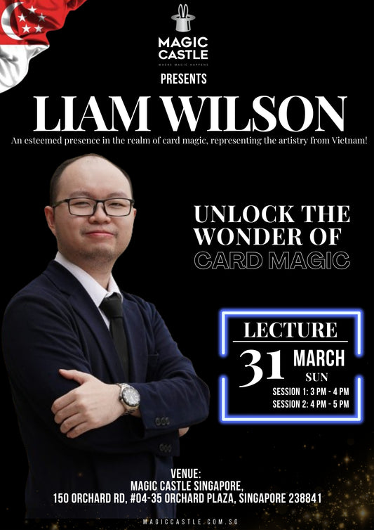Card Magic Lecture: Liam Wilson | Sun, 31 March 2024