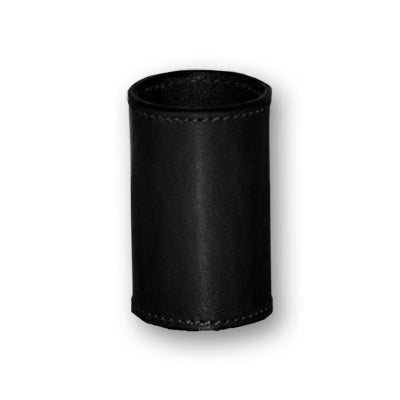 Leather Coin Cylinder (Black, Half Dollar Size) - Trick