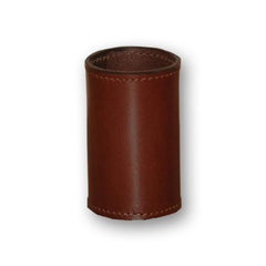 Leather Coin Cylinder (Brown, Dollar Size) - Tricks