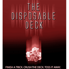 Disposable Deck 2.0 (red) by David Regal - Trick
