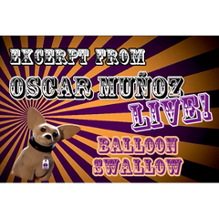 Balloon Swallow by Oscar Munoz (Excerpt from Oscar Munoz Live) - Video Download