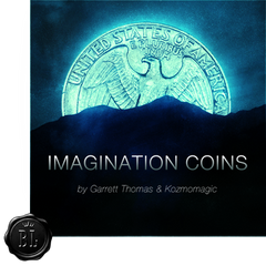 Imagination Coins US Quarter (DVD and Gimmicks) by Garrett Thomas and Kozmomagic - DVD