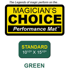 Standard Close-Up Mat (GREEN - 10.5x15.5) by Ronjo - Trick