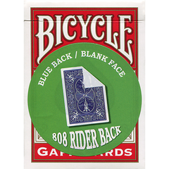 Blank Face Bicycle Cards (Blue)