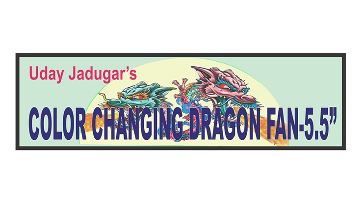 Color Changing Dragon Fan 5"- Trick