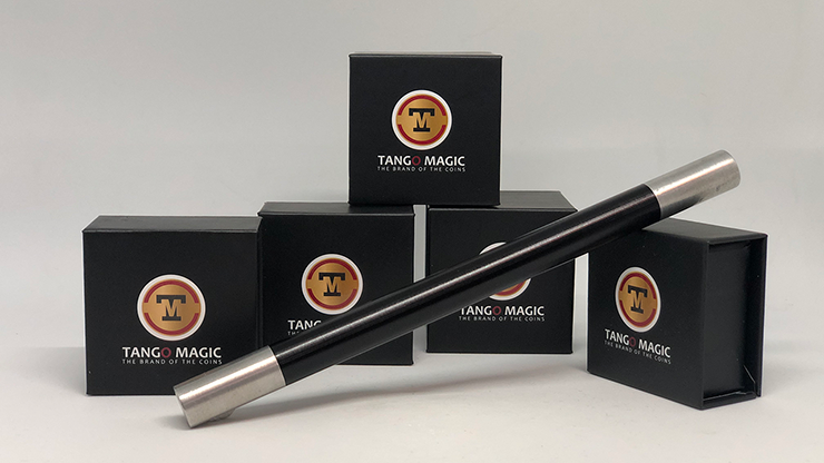 Mini Magic Wand in Black (with silver tips)( W003 ) by Tango-Trick