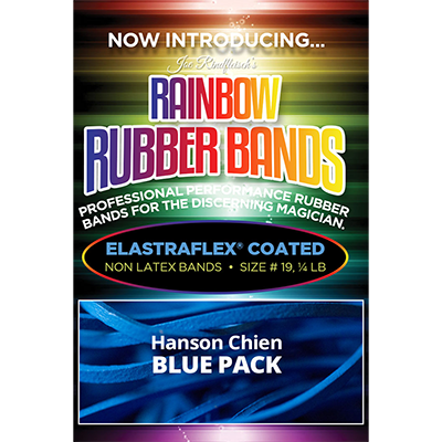 Joe Rindfleisch's Rainbow Rubber Bands (Hanson Chien - Blue Pack) by Joe Rindfleisch - Trick