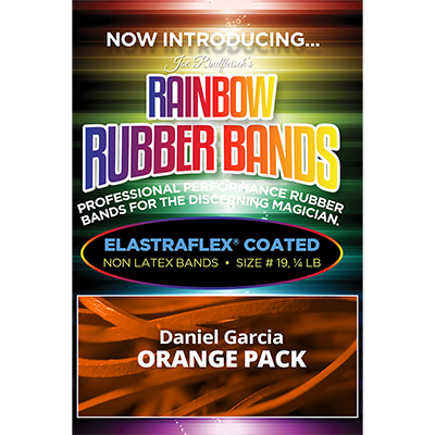 Joe Rindfleisch's Rainbow Rubber Bands (Daniel Garcia - Orange Pack ) by Joe Rindfleisch - Trick
