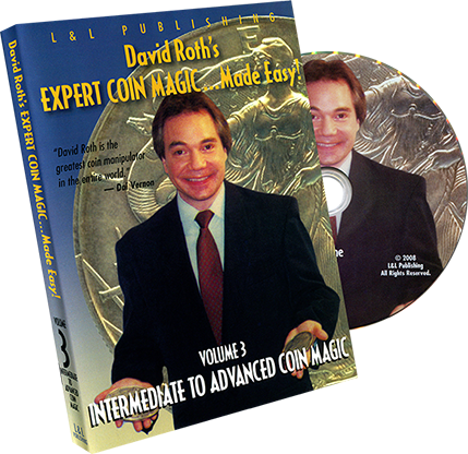 David Roth's Expert Coin Magic Made Easy Vol 3 (Intermediate to Advanced) - DVD